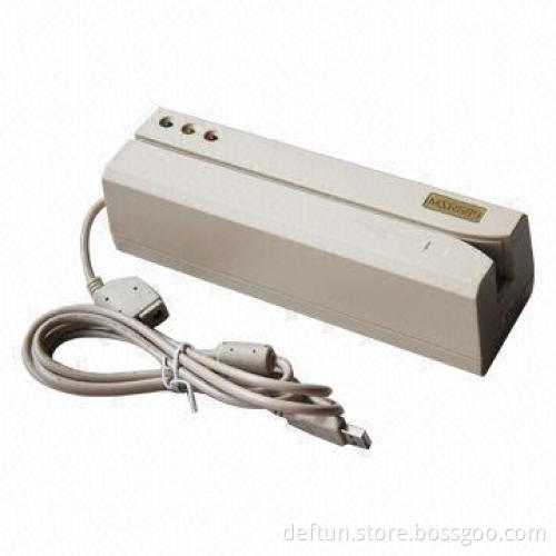 MSR206 Magnetic Stripe Card Reader, Writer Encoder, Financial Banking